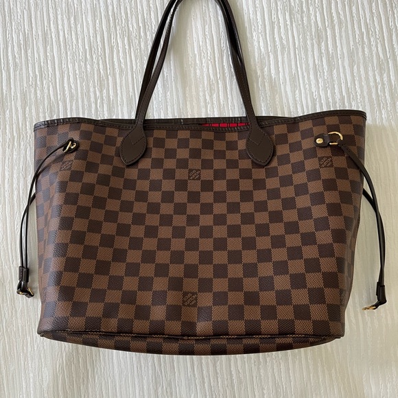 Louis Vuitton Neverfull MM Damier Ebene Tote - Picture 3 of 16